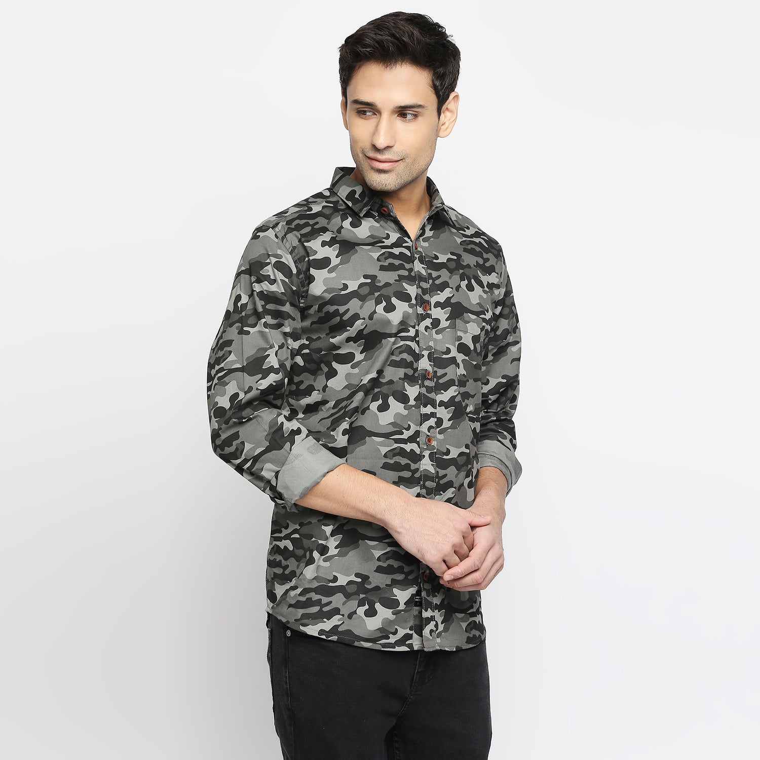 Camouflage Printed Shirt